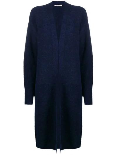 Mes Demoiselles Relaxed Long Cardigan In Blue