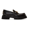 Gucci Loafers With Horsebit And Lug Sole In Black