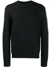 Ermenegildo Zegna 'xxx' Logo Printed Sweatshirt In Black