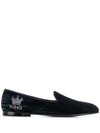 Dolce & Gabbana King Loafers In Blue