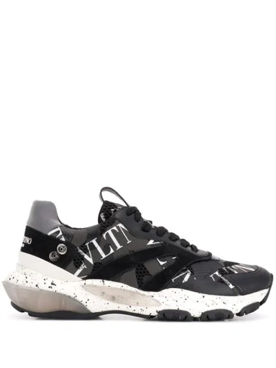 Valentino Garavani Bounce Sneakers In Black