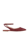 Tod's Ballet Flats In Red