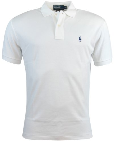 Polo Ralph Lauren Mens Classic Fit Interlock Polo Shirt In White | ModeSens