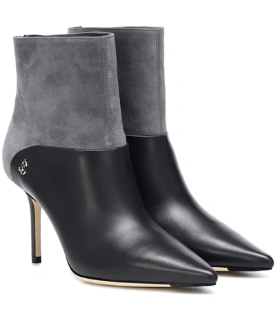 Jimmy Choo Women's Beyla 85 High-heel Ankle Booties In Grey