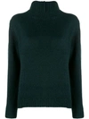 Acne Studios High Neck Sweater Bottle Green