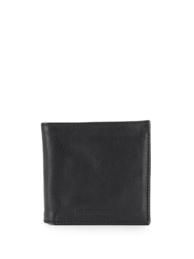Ann Demeulemeester Grained Leather Bi-fold Wallet In Black