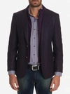 Robert Graham Men's Downhill Two-button Wool Jacket In Purple