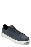 Cole Haan Grandpro Low Top Sneaker In Navy Nubuck / Gray