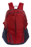 Patagonia 28 Liter Refugio Nylon Backpack In Classic Red