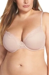 Natori Elusive Full Fit Underwire Contour Bra In Rose Beige