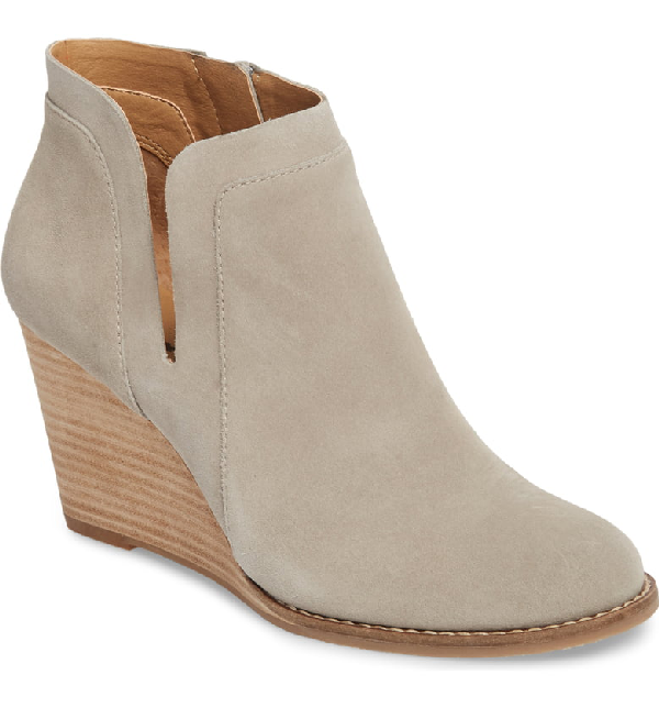 lucky brand yimina wedge bootie