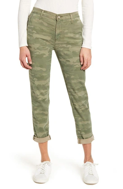 Ag Caden Camo Twill Trousers In Saltwater Camo-silver Pine