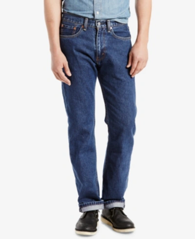 Levi's Big & Tall 505 Mens Indigo Wash Regular Fit Straight Leg Jeans In Desert Taupe