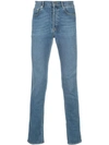 Givenchy Side Panel Straight Leg Jeans In 450 Sky Blue