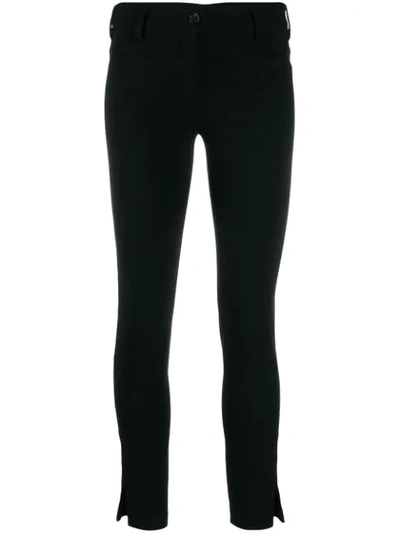 Ann Demeulemeester Slim Fit Trousers In Black