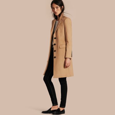 burberry cashmere tailored coat