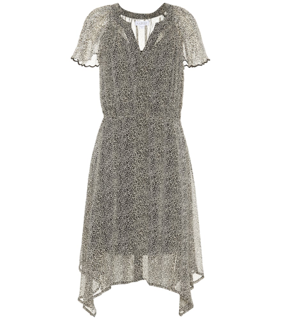 Velvet Belen Leopard-print Dress In Beige