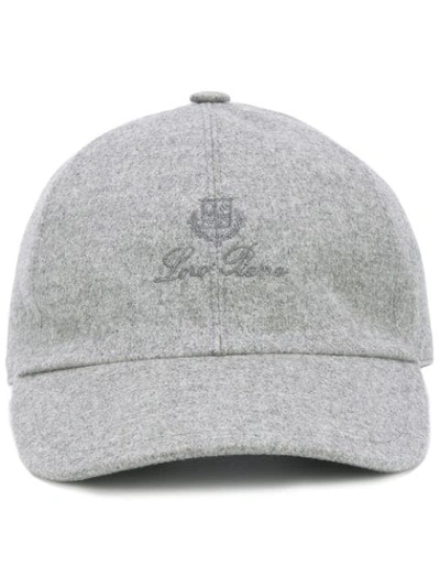 Loro Piana Baseball Cap In Grey