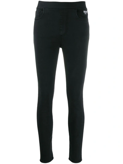 Msgm Stretch Slim-fit Jeans In Black