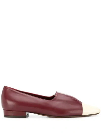 L'autre Chose Vernice Loafers In Red