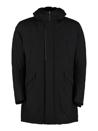 Herno Nylon Parka In Black