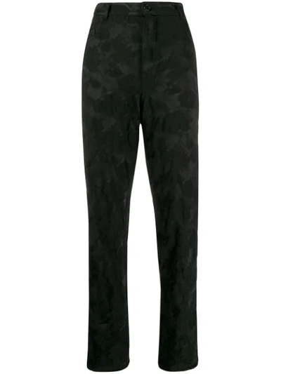 Ann Demeulemeester Sadie High Rise Trousers In Black