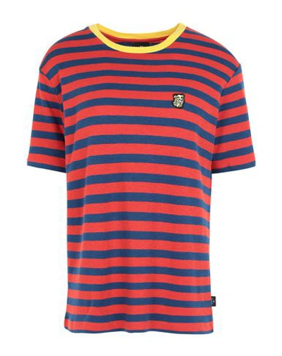 Ps By Paul Smith Striped T-shirt In Red