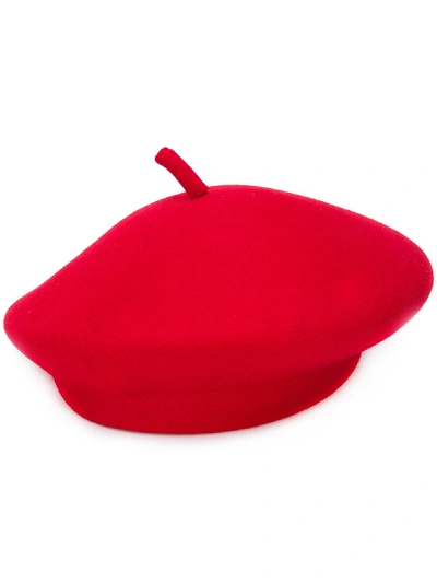 Eugenia Kim Dionne Wool Beret In Red