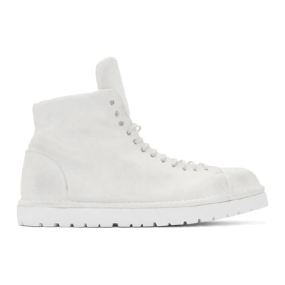Marsèll Marsell Off-white Gomme Pallottola Pedula Boots In N2 6911 Wht