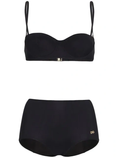 Dolce & Gabbana Dolce And Gabbana Black Cup Bikini Top
