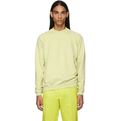 Haider Ackermann Yellow Cotton Sweatshirt
