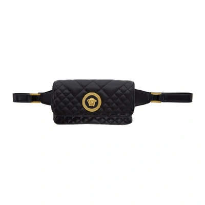 Versace Medusa Logo Belt Bag In K41ot Black