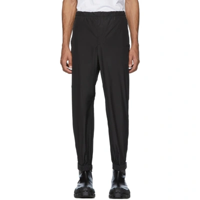 Prada Black Techno Poplin Trousers