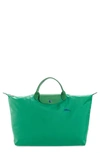 Longchamp Le Pliage Club Large Nylon Travel Bag In Cactus