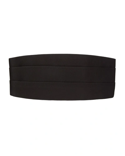 Tom Ford Solid Silk Satin Cummerbund In Black