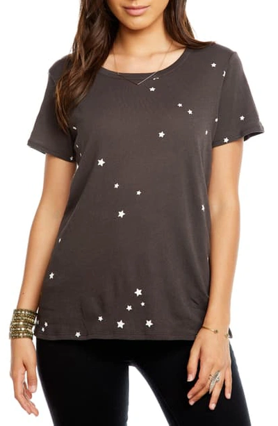 Chaser Mini Stars Tee In Vintage Blk