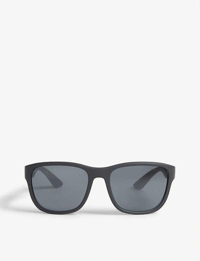 Prada Ps01u Square-frame Sunglasses In Grey