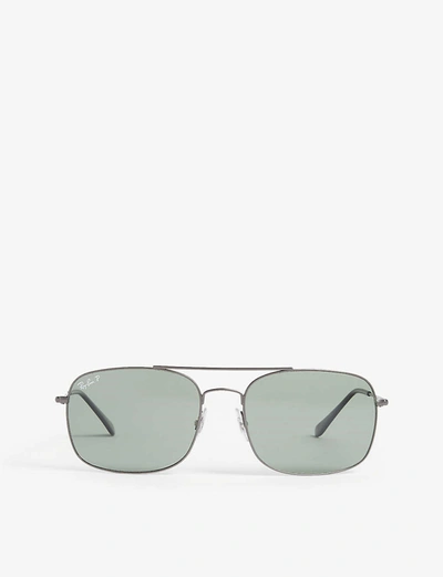 Ray Ban Rb3611 Sunglasses In Grey | ModeSens