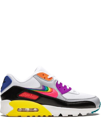 Nike Betrue Air Max 90 Leather And Mesh Trainers In Multi