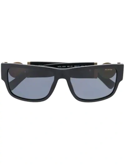 Versace Unisex Square Sunglasses, 58mm In Black