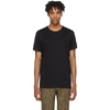 Burberry Logo-embroidered Cotton-jersey T-shirt In Black