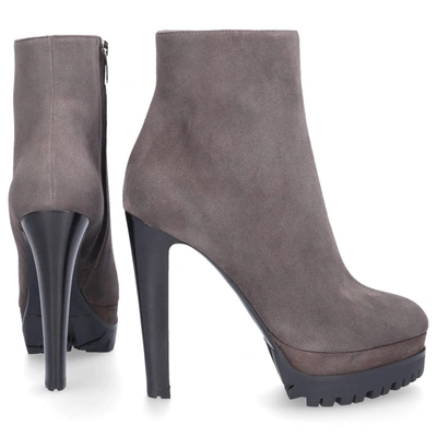 Sergio Rossi Ankle Boots Grey Shana 090