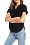 Frank & Eileen Pocket Tee In Black