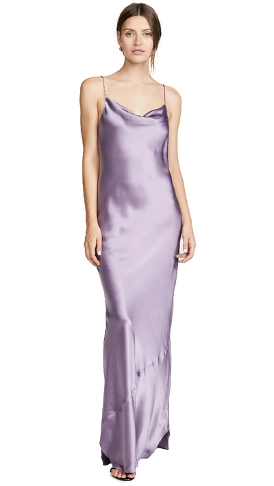 Nili Lotan Juella Gown In Lilac