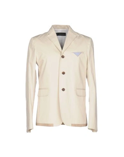 Dsquared2 Blazer In Ivory