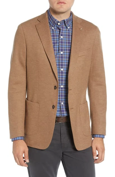 Peter Millar Men's Two Oceans Soft Jersey Jacket In Vicuna