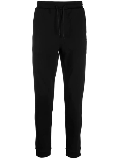 Hugo Boss Logo-print Drawstring Track Pants In Black