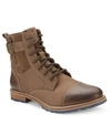 Reserved Footwear Men's Kenton Leather High-top Boot In Brown