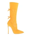 Casadei Knee Boots In Yellow