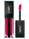 Saint Laurent Ladies Glossy Lip Stain 0.2 oz 615 Ruby Wave Makeup 3614272556560 In Blue,red